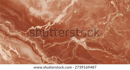 Luxury Terracotta Marble Texture EPS Vector Background with Golden Veins, Elegant Brown Orange Natural Stone Surface Pattern for Interior Wall Decor, Ceramic Tile, Branding, Packaging and Digital Design