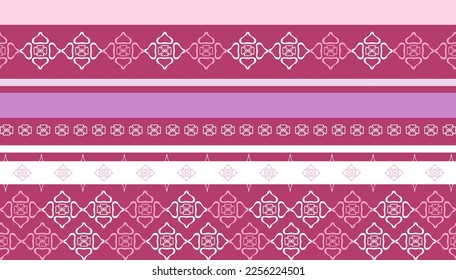 Luxury Thai pattern purple background vector illustration. Lai Thai element pattern. Lilac theme