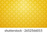 Luxury Thai pattern royal yellow background vector illustration. Lai Thai pattern wallpaper 