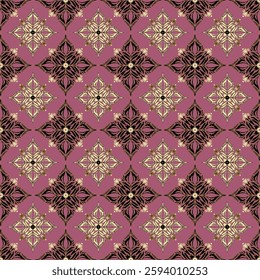 Luxury Thai Pattern Wallpaper,  Elegant Thai Pattern Design for Interior Decor,  High-Quality Thai Pattern Background