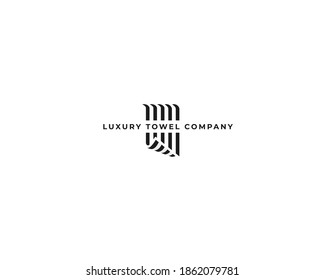 Luxury Towel Company Logo Icon Vector 