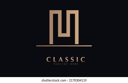 luxury tower design vector logo monograme template