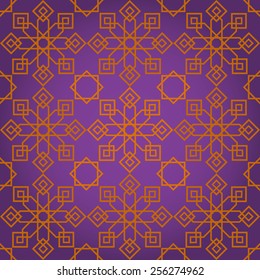 Luxury Traditional Arabic ornamental  wallpaper pattern 