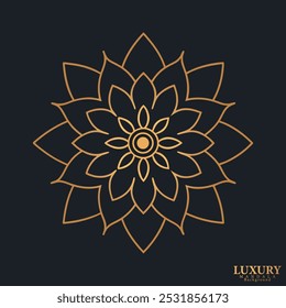 Luxury traditional, flower, geometric mandala vector art design