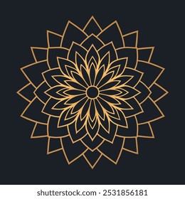 Luxury traditional, flower, geometric mandala vector art design