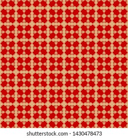 Luxury Traditional Ornamental Design. Modern Seamless Geometry Pattern. Vector Illustration. For Interior Design, Printing, Web And Textile Design