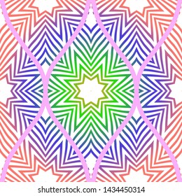 Luxury Traditional Ornamental Design. Modern Seamless Floral Pattern. Vector Illustration. For Interior Design, Printing, Web And Textile Design.