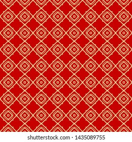 Luxury Traditional Ornamental Design. Modern Seamless Geometry Pattern. Vector Illustration. For Interior Design, Printing, Web And Textile Design