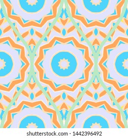 Luxury Traditional Ornamental Design. Modern Seamless Floral Pattern. Vector Illustration. For Interior Design, Printing, Web And Textile Design.
