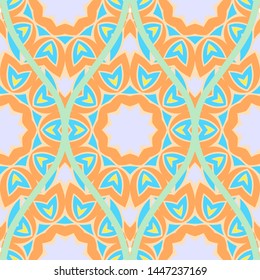 Luxury Traditional Ornamental Design. Modern Seamless Floral Pattern. Vector Illustration. For Interior Design, Printing, Web And Textile Design.