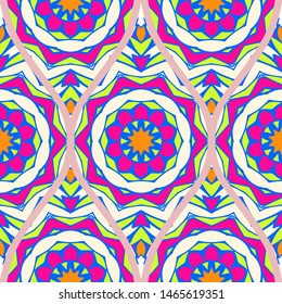 Luxury Traditional Ornamental Design. Modern Seamless Floral Pattern. Vector Illustration. For Interior Design, Printing, Web And Textile Design.
