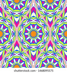 Luxury Traditional Ornamental Design. Modern Seamless Floral Pattern. Vector Illustration. For Interior Design, Printing, Web And Textile Design.