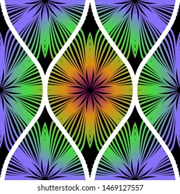Luxury Traditional Ornamental Design. Modern Seamless Floral Pattern. Vector Illustration. For Interior Design, Printing, Web And Textile Design.