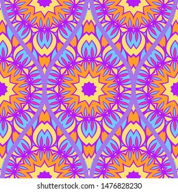 Luxury Traditional Ornamental Design. Modern Seamless Floral Pattern. Vector Illustration. For Interior Design, Printing, Web And Textile Design.