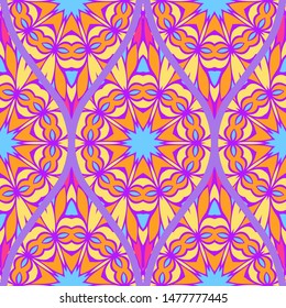 Luxury Traditional Ornamental Design. Modern Seamless Floral Pattern. Vector Illustration. For Interior Design, Printing, Web And Textile Design.
