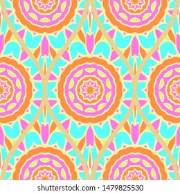 Luxury Traditional Ornamental Design. Modern Seamless Floral Pattern. Vector Illustration. For Interior Design, Printing, Web And Textile Design.