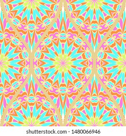 Luxury Traditional Ornamental Design. Modern Seamless Floral Pattern. Vector Illustration. For Interior Design, Printing, Web And Textile Design.