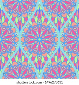 Luxury Traditional Ornamental Design. Modern Seamless Floral Pattern. Vector Illustration. For Interior Design, Printing, Web And Textile Design.