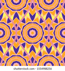 Luxury Traditional Ornamental Design. Modern Seamless Floral Pattern. Vector Illustration. For Interior Design, Printing, Web And Textile Design.