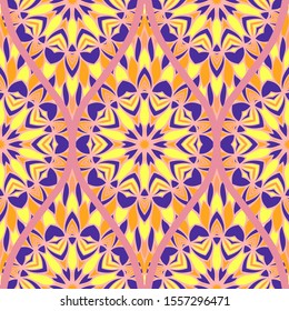 Luxury Traditional Ornamental Design. Modern Seamless Floral Pattern. Vector Illustration. For Interior Design, Printing, Web And Textile Design.