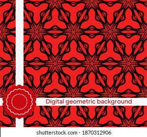 Luxury Traditional Ornamental Design. Modern Seamless Geometry Pattern. Vector Illustration. For Interior Design, Printing, Web And Textile Design.