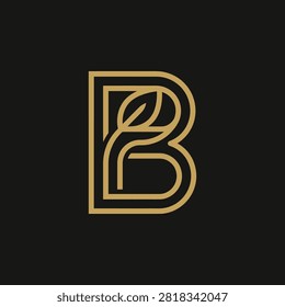 Luxury typography mark for boutique hotels, spas, or eco-luxury.