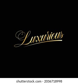 luxury typography. simple and modern. can be used as a logo.
