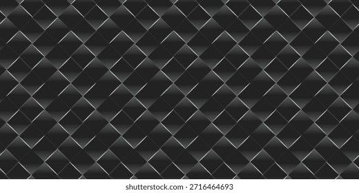 Fundo estofado de luxo. Padrão de plano de fundo em camadas costurado. Fundo de sofá texturizado de couro. vetor