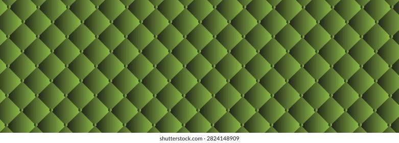 Luxury upholstered backdrop. Stitched layered background pattern. Leather textured sofa background.