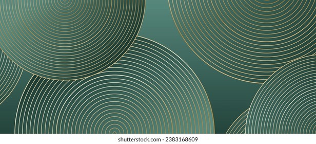 Luxury vector background. Golden elegant geometric shape, golden line gradient, glitter on light background. Premium illustration design for holiday card, grand opening, party invitation.	