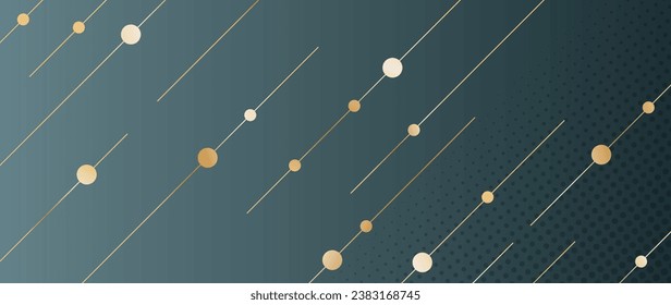 Luxury vector background. Golden elegant geometric shape, golden line gradient, glitter on light background. Premium illustration design for holiday card, grand opening, party invitation.	