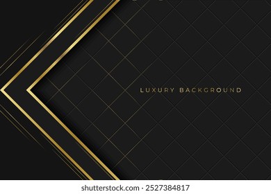 Fundo de vetor de luxo. Ilustração de stock de banner Premium