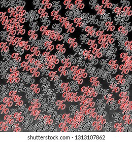 Luxury Vector Gold Percentage Sign Confetti on Transparent. Percent Sale Background. Business, Economics Print. Discount Illustration. Promotion Poster. Black Friday Banner. Special offer Template.