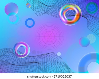 Luxuriöse Vektorgrafik abstrakte Hintergrund geometrische Form Wissenschaft Technologie Konzept.
