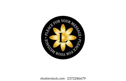 Luxury vector letter L logo. Monogram design. Vector mandala template for premium branding, personal branding, boutique, spa, makeup and cosmetics