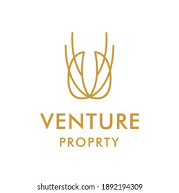 luxury vector logo for property business