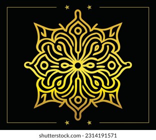 luxury vector mandala background design