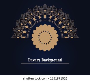 Luxury vector mandala design background
