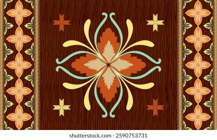 Luxury vector seamless pattern. Native  ornament. Ethnic South Western decor style. Boho geometric ornament. Vector seamless pattern. Mexican blanket, rug. Woven carpet