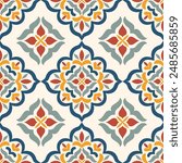 Luxury vector seamless pattern. Ornament, Traditional, Ethnic, Arabic, Turkish, Indian motifs. Great for fabric and textile, wallpaper, packaging design or any desired idea.