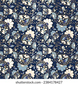 Luxury vector seamless pattern. Ornament, Traditional, Ethnic, Arabic, Turkish, Indian motifs. Great for fabric and textile, wallpaper, packaging design or any desired idea.