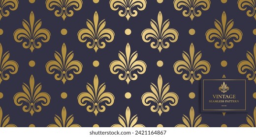 Luxury vector seamless pattern. Ornament, Traditional, Ethnic, Arabic, Turkish, Indian motifs. Great for fabric and textile, wallpaper, packaging design or any desired idea.