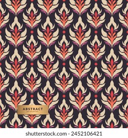 Vector de lujo sin patrón. Adorno, motivos tradicionales, étnicos, árabes, turcos, indios. Ideal para tela y textil, Fondo de pantalla, diseño de empaque o cualquier idea deseada.