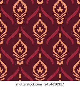 Luxuriöse Vektorgrafik nahtlose Muster. Ornamente, traditionelle, ethnische, arabische, türkische, indische Motive. Ideal für Stoff und Textil, Bildschirmhintergrund, Verpackungsdesign oder jede beliebige Idee.