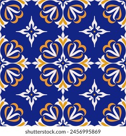 Luxury vector seamless pattern. Ornament, Traditional, Ethnic, Arabic, Turkish, Indian motifs. Great for fabric and textile, wallpaper, packaging design or any desired idea.