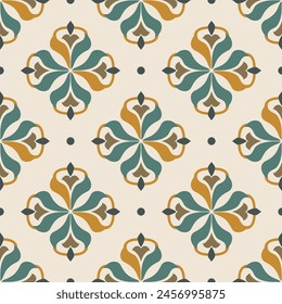Vector de lujo sin patrón. Adorno, motivos tradicionales, étnicos, árabes, turcos, indios. Ideal para tela y textil, Fondo de pantalla, diseño de empaque o cualquier idea deseada.