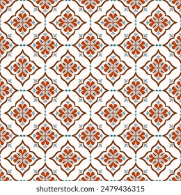 Luxury vector seamless pattern. Ornament, Traditional, Ethnic, Arabic, Turkish, Indian motifs. Great for fabric and textile, wallpaper, packaging design or any desired idea.