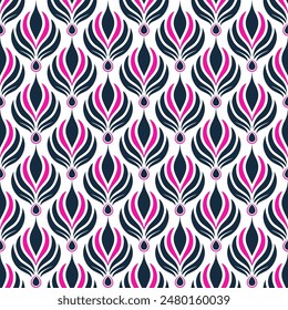 Luxury vector seamless pattern. Ornament, Traditional, Ethnic, Arabic, Turkish, Indian motifs. Great for fabric and textile, wallpaper, packaging design or any desired idea.