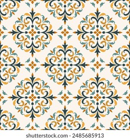 Vector de lujo sin patrón. Adorno, motivos tradicionales, étnicos, árabes, turcos, indios. Ideal para tela y textil, Fondo de pantalla, diseño de empaque o cualquier idea deseada.