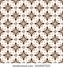 Patrón sin costuras de Vector de lujo. Ornamento, tradicional, étnico, árabe, turco, motivos indios. Ideal para tela y textiles, Fondo de pantalla, diseño de embalaje o cualquier idea deseada.